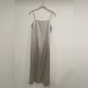 theory satin slip dress in perfect condition